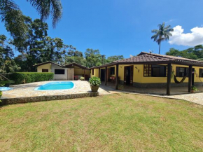 Casa de Campo com piscina, sauna e rio privativo